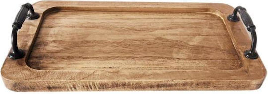 Atmosphera Dreptunghiular Tavă de Servire cu Mânere în Culoare Maro 35x20x5.5cm 00.07.75544 1buc Atmosphera Dreptunghiular Tavă de Servire cu Mânere în Culoare Maro 35x20x5.5cm 00.07.75544 1buc