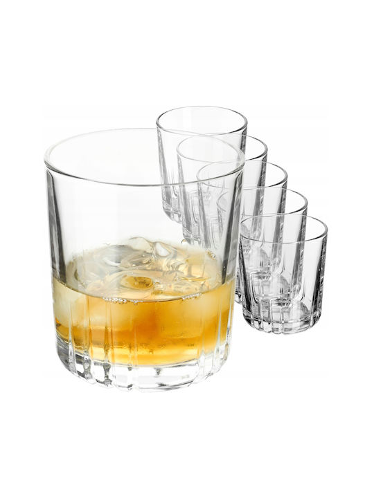 Kadax Gläser-Set Whiskey / Wasser / Cocktail/Trinken aus Glas 280ml 6Stück