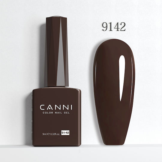 Canni Semi-Permanent Nail Polish Hema Free 9142 9ml 1pcs