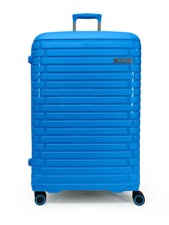 Bg Berlin Expandable Μεγάλη Βαλίτσα Ταξιδίου Σκληρή Soda Blue με 4 Ρόδες Ύψους 76εκ.