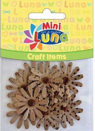 Luna Dekorative Blume für DIY-Bastelprojekte 10Stück