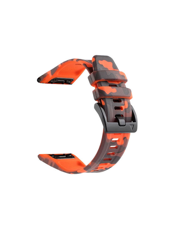 KOSTELO Gummi-Armband Orange 22mm