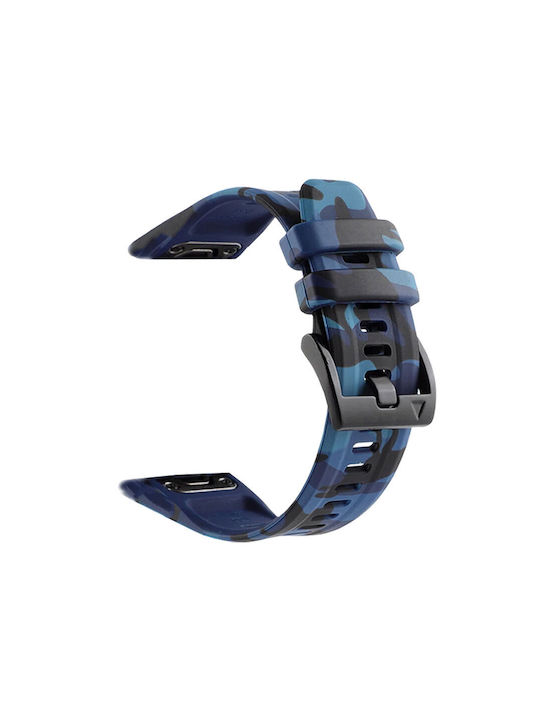 KOSTELO Gummi-Armband Blau 22mm