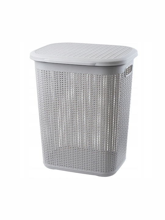 Kadax Laundry Basket Plastic Gray