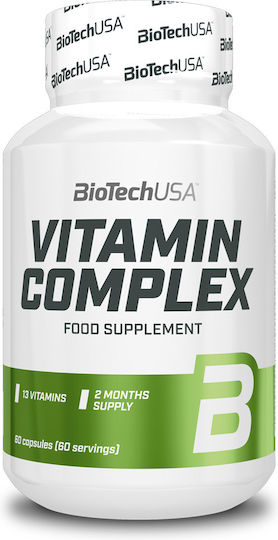 Biotech USA Vitamin Complex Multivitamin for Energy, Immune System Boost & the Hair 60 caps