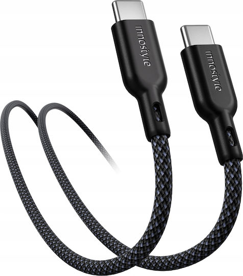 Innostyle Cablu USB 2.0 USB-C Masculin - USB-C 60W PD Negru 2m ICC150BLK