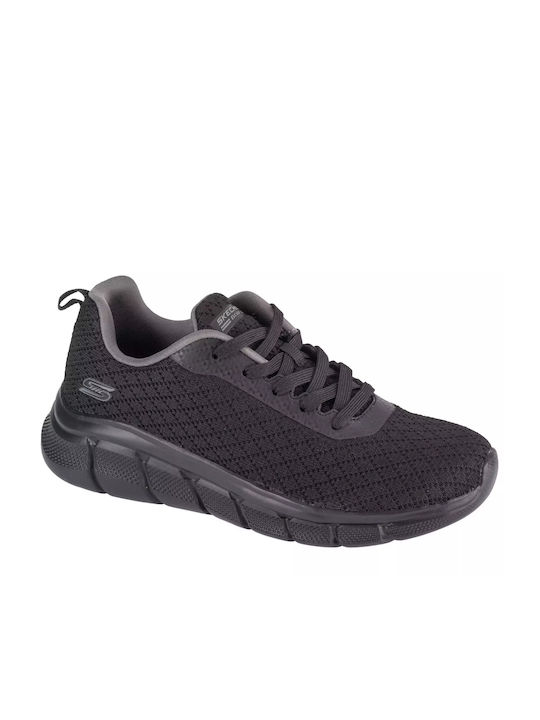 Skechers Bobs Sport B Flex Γυναικεία Sneakers Μαύρα