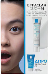 La Roche Posay Skin Care Set for against Acne & Facial Cleaning with Face Cream & Serum