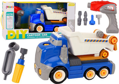 Diy Blue Cartoon Dump Truck Assembly