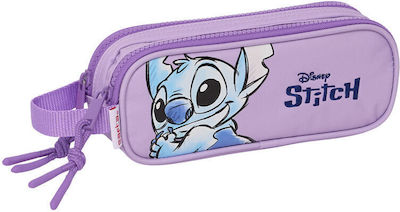 Safta Stitch Pencil Case with 2 Compartments