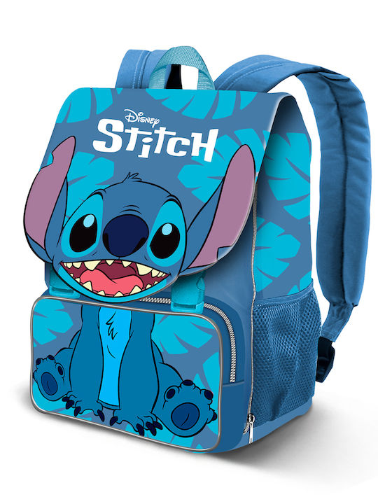 Karactermania Stitch School Bag Backpack Elementary, Elementary Multicolour with Water Bottle Holder