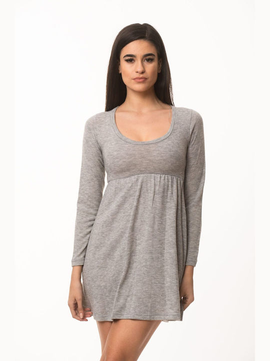 Zirgon Damen Longshirt grey