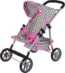 Doll Stroller Walker Pink Stars