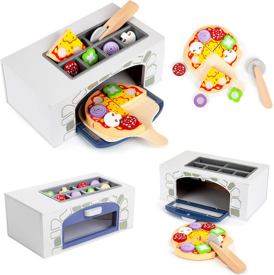 Wooden Pizza Oven + Accessories Kitchen Ecotoys