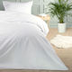 Darymex Hotelbettlaken Weiß Einzel 160x200cm 100% Baumwolle 1Stück
