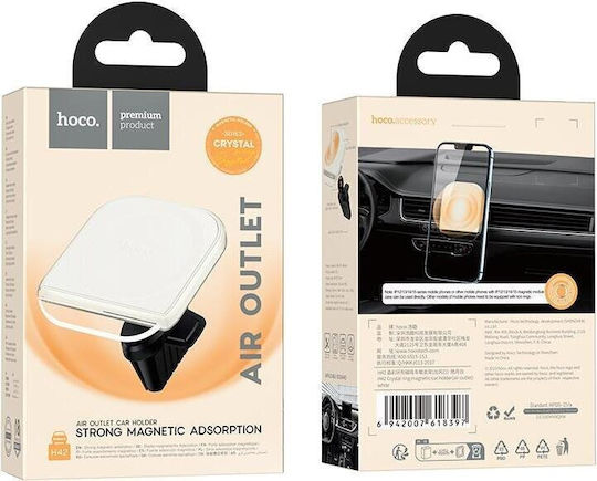 Hoco Suport Auto pentru Telefon cu magnet Albă