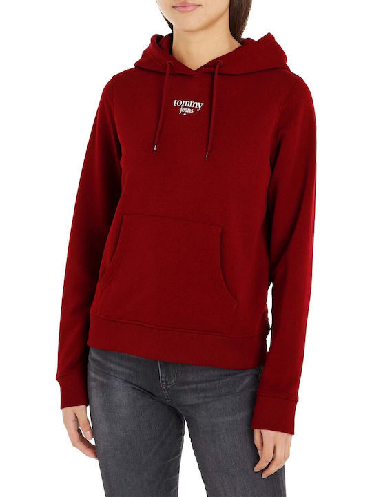 Tommy Hilfiger Women's Hooded Sweatshirt Bordeaux