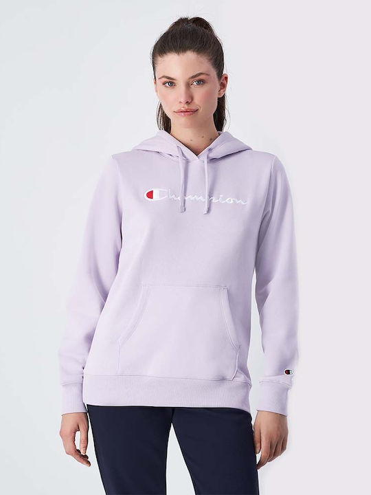 Champion Damen Sweatshirt Kapuzen Purple