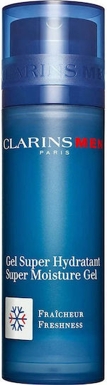 Clarins Men Super Moisture Freshness Ενυδατικό Ανδρικό Gel Προσώπου Ημέρας 50ml