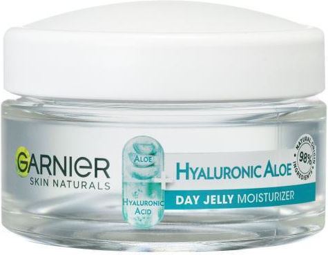 Garnier Hyaluronic Aloe Jelly 48ωρη Ενυδατική Κρέμα Προσώπου Ημέρας με Υαλουρονικό Οξύ & Aloe Vera 50ml