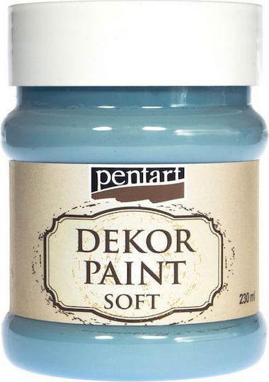 Κιμωλίας Dekor Soft Paint 230ml Pentart Flax Blue