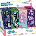 Must Pencil Case Magnetic Closure 26x9x3.2cm 4 designs