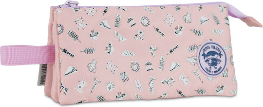 Pepita Viajera Pink Pencil Case