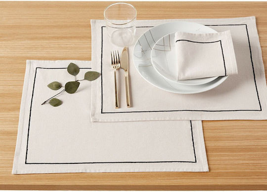 La Redoute Interieurs Șervețel In Set 4buc Bej 35x45buc