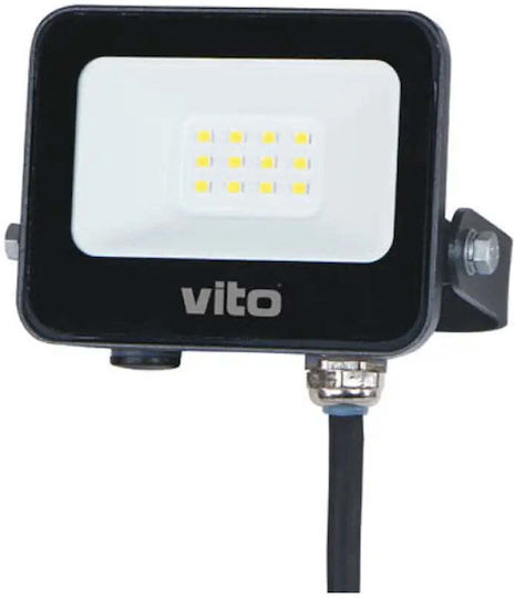 Vito Στεγανός Προβολέας LED 10W Πράσινο IP65