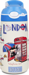 Pepita Viajera Μπουκάλι Ισοθερμικό Καλαμάκι London Collection-kids Collection 400ml Pepita Viajera Μπουκάλι Ισοθερμικό Καλαμάκι London Collection-kids Collection 400ml