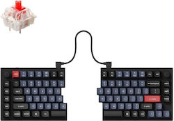 Keychron Q11-M1 Gaming Μηχανικό Πληκτρολόγιο 75% με Gateron G-Pro Red διακόπτες και RGB φωτισμό (Αγγλικό US) Κόκκινο