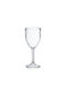 Ready Set de pahare pentru Vin Alb din Plastic Cu picior 6buc