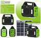 Rolinger Autonomous Solar Lighting System with Charger & Radio GD-C77FM