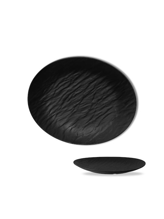 Viosarp Plate Shallow Oval made of Melamine Bla...