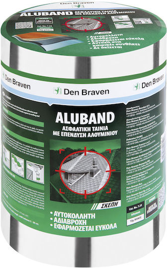 Bostik Den Braven Silver Bituminous Tape with Aluminum Coating 0152