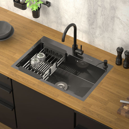 ML-Design 490013833 Drop-In Inox Μ68xΠ45cm Gray ML-Design 490013833 Drop-In Inox Μ68xΠ45cm Gray