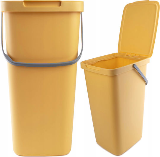 Kadax Coș De Gunoi Din Plastic Verde 25lt