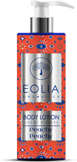 Eolia Cosmetics Greek Riviera Peachy Peachy Feuchtigkeitsspendende Lotion Körperpflege für Alle Hauttypen 300ml