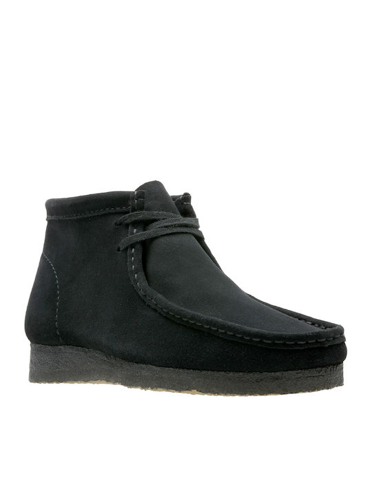 Wallabee Boot Schwarz Herrenstiefel