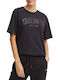 DKNY Damen Oversized T-shirt Schwarz