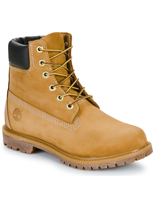 Timberland Premium Γυναικεία Μποτάκια Καφέ