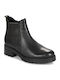 Leather Women's Ankle Boots Black