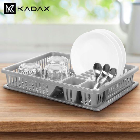 Kadax Geschirrabtropfer & Abtropfgitter Kunststoff Grau Kadax Geschirrabtropfer & Abtropfgitter Kunststoff Grau