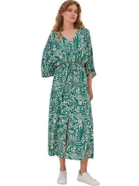 Namaste Maxi Rochie Green