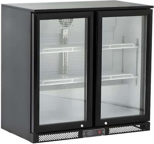 Dynamic Ψυγείο Back Bar 220lt Διπλό Υ89.5xΠ90xΒ50.5cm