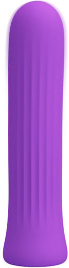 Pretty Love Stimulator Vibrator Mini Δονητής Bullet με Απομακρυσμένο Έλεγχο 10cm Μωβ
