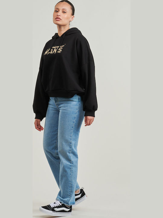 Women's Sweatshirt Hooded Black