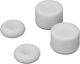 White Shark Thumb Grips Κονσόλας για PS5 σε Λευκό χρώμα
