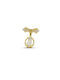 Themelidis Jewels Kinder Sicherheitsnadel aus Gold 9K mit Bild der Jungfrau Maria MSP5002.035