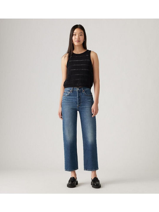 Ribcage Jean Damă High Rise Slim Fit